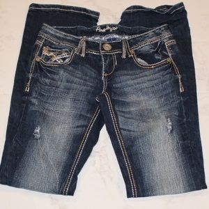 Amethyst ⋆ Dark Wash Faded Bootcut Jeans ⋆ 1